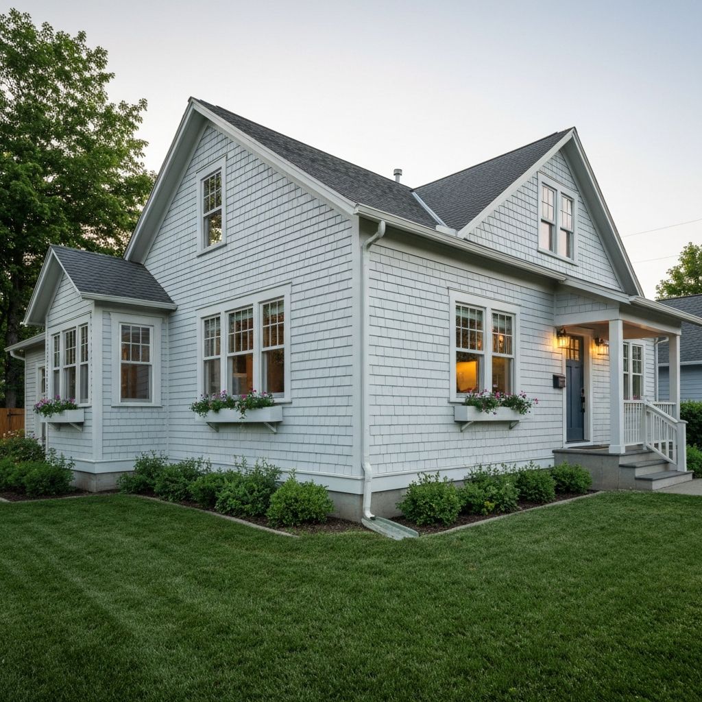 Exterior painting on a Vancouver home during the season